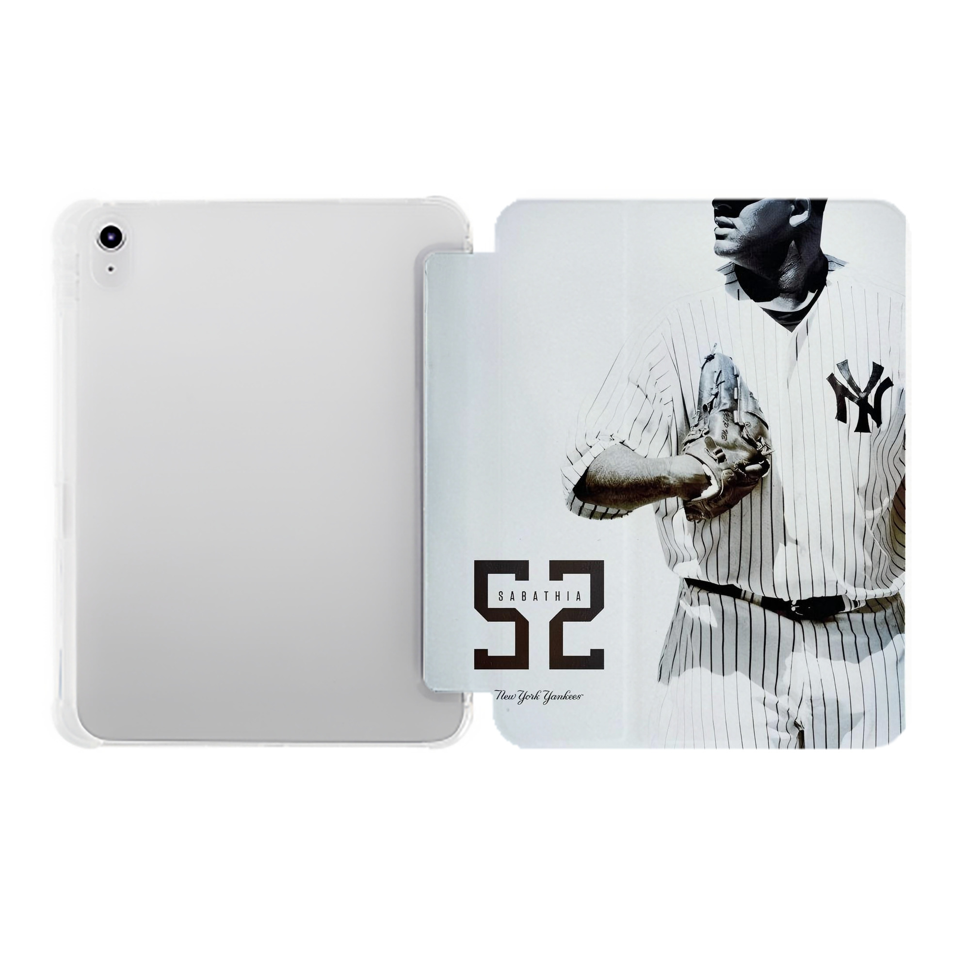 CC Sabatnia 8 Premium Tri-Fold PU Leather & Silicone IPad Case With Pencil Slot – Fits 9.5,10.5,10.9 – Adjustable Stand, Slim, Protective